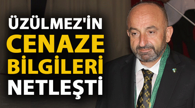 Hüseyin Üzülmez'in cenaze bilgileri netleşti - Mavi ...
