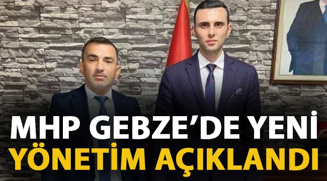 MHP Gebze'de yeni yönetim açıklandı!