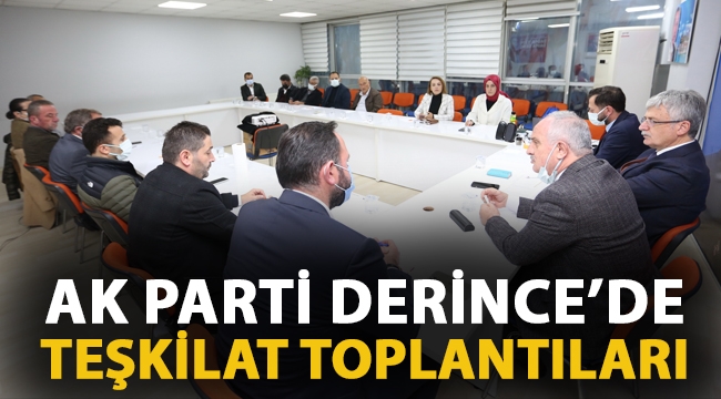 AK Parti Derince'de Teşkilat Toplantıları