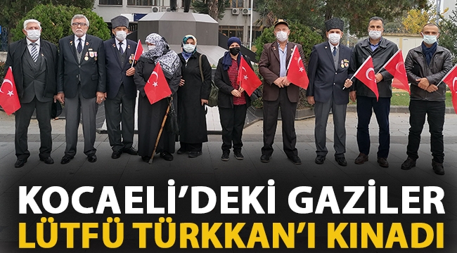 Kocaeli'de gaziler, İYİ Parti'li Türkkan'ı kınadı