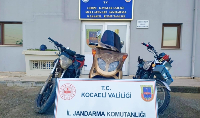 Kocaeli'de motosiklet hırsızlığı şüphelisi tutuklandı